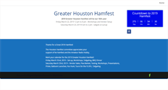 Desktop Screenshot of houstonhamfest.org