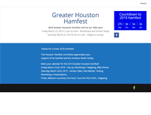 Tablet Screenshot of houstonhamfest.org